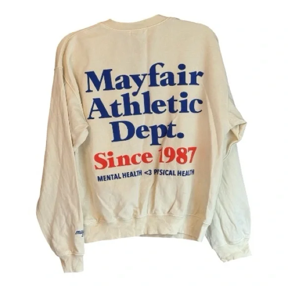 Mayfair Athletic Department Notch-Neck Sweatshirt - Picture 4 of 7